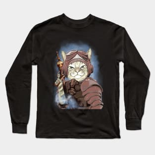 Cat from Future with Aviator Goggles Long Sleeve T-Shirt